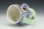 Purple/Teal Frog Ice Cream Mug