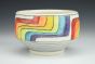 Rainbow Stripe Bowl