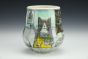 Pottery Cat Cup