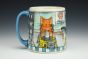 Pottery Cat Mug