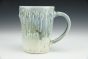 Tall Bark Mug With Light Blue Glaze