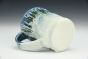 Tall Bark Mug With Blue Glaze