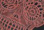 Skull Impression Red and Black Charcuterie Platter