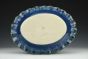 Skull Impression Seaweed Green Large Oval Serving Platter