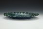 Skull Impression Seaweed Green Large Oval Serving Platter