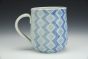 Blue Gradient Diamond Mug