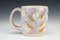 Moon and Leaves in Lavander Mug
