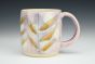 Moon and Leaves in Lavander Mug