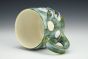 Moon and Leaves in Moss Green Mug