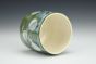 Moon and Leaves in Moss Green Cup