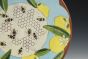 Lemon Honeycomb and Bees Plate