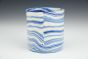 Tumbler with Blue Stripes