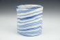 Tumbler with Blue Stripes