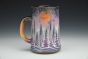 Mountain Forest Mug in Violet, Plum, and Orange