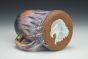 Mountain Forest Mug in Violet, Plum, and Orange