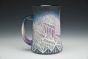 Mountain Forest Mug in Violet, Blue, and White