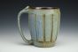 Blue Carved Mug