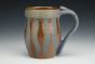 Blue Wavy Stripes Mug
