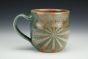 Teal Starburst Mug