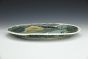 Green/Yellow Sgraffito Dish