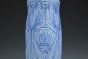 Blue Sgrafitto Vase
