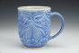 Blue Sgraffito Mug