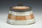 Small Lidded Orange Jar