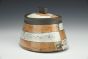 Small Lidded Orange Jar