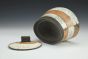Small Lidded Orange Jar