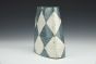 Vase - Blue Checked