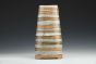 Vase - Orange and White Stripe