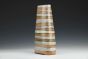 Vase - Orange and White Stripe