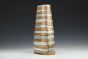 Vase - Orange and White Stripe