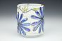 Celadon-Blue Flower Yunomi