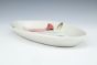 Dogwood and Cardinal: Medium Oval Dish