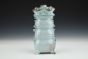 Wavy Celadon Bud Vase