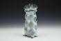 Wavy Celadon Bud Vase
