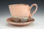 Pink Mug and Saucer