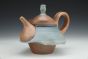 Blue Skirted Teapot