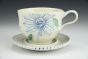 Teacup with Blue Inlay