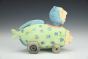 Mini Green and Blue Fish Car