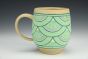 Green Scallops Mug