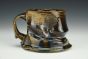 Flat Bottomed Gold Dust Mug