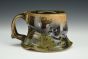 Flat Bottomed Gold Dust Mug