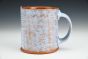 Light Blue Mug with Zigzag Texture