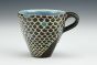 Aqua Heart Scales and Tail Espresso Cup