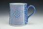 Sapphire & Lavender Mandala Polka Dot Mug