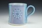 Turquoise & Lavender Mandala Polka Dot Mug