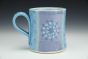 Turquoise & Lavender Mandala Polka Dot Mug