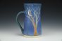 Cup - Night Sky Moon, Trees, Stars, And Murmurations